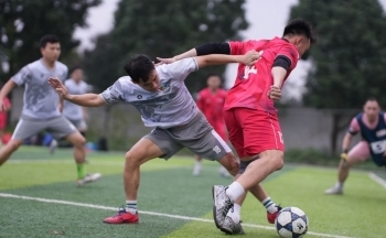 Sôi động giải bóng đá Hội thao Đoàn TNCS Hồ Chí Minh Chính phủ