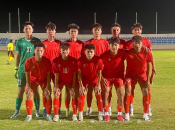 U17 Việt Nam thắng nhẹ U17 Oman trong trận giao hữu kín
