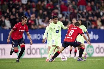 Lịch thi đấu bóng đá ngày 27/3: Barcelona đấu với Osasuna