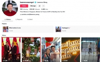 Thủ tướng Singapore ‘bắt trend’ làm video tiktok về chuyến thăm Việt Nam