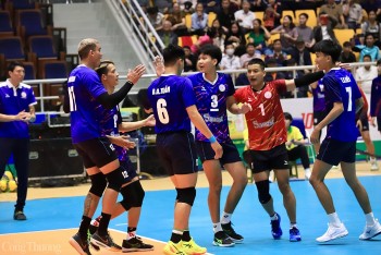 Giải bóng chuyền VĐQG 2025: Khánh Hòa áp đảo Ninh Bình