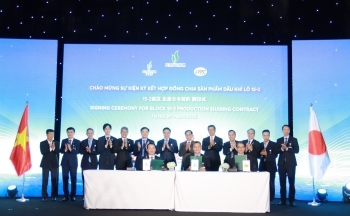 Petrovietnam ký hợp đồng chia sản phẩm dầu khí với nhà thầu Nhật Bản