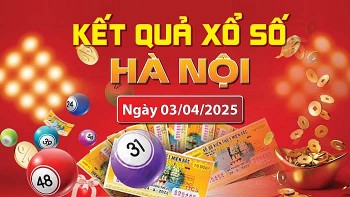 XSHN 3/4, kết quả xổ số Hà Nội hôm nay 3/4/2025, KQXSH 3/4