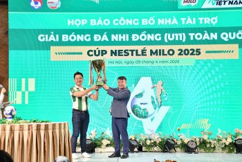Nestlé MILO tiếp tục đồng hành cùng Giải Bóng đá Nhi đồng (U11) toàn quốc 2025