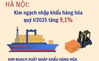 Hà Nội: Kim ngạch nhập khẩu hàng hóa quý I/2025 tăng 9,1%