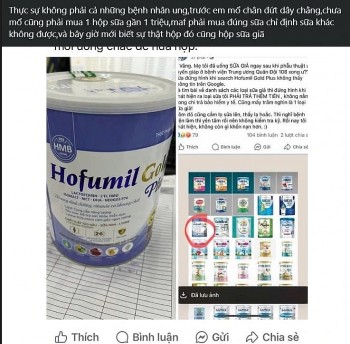 Bệnh viện 108 nói gì về bệnh nhân sử dụng sữa giả?