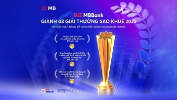 BIZ MBBank lập 'hattrick' tại Sao Khuê 2025 nhờ đổi mới