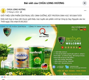 Sau vụ sữa giả: Zentrum đóng website, âm thầm gỡ bỏ video quảng cáo