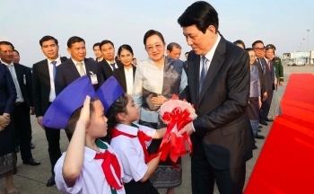 Chủ tịch nước Lương Cường kết thúc tốt đẹp chuyến thăm cấp Nhà nước tới Lào