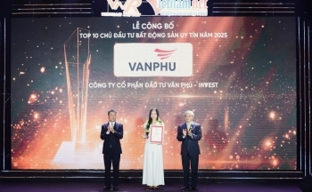 Văn Phú - Invest lần thứ 3 liên tiếp lọt Top 10 chủ đầu tư bất động sản uy tín
