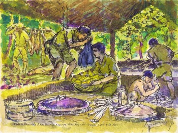 ‘Nổi lửa lên em’ – ca khúc có đóng góp của phóng viên Báo Công Thương trên tuyến lửa