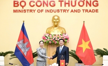Chùm ảnh: Việt Nam - Campuchia ký thỏa thuận hợp tác kinh tế, thương mại