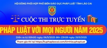Lào Cai tổ chức thi trực tuyến ‘Pháp luật với mọi người’ năm 2025