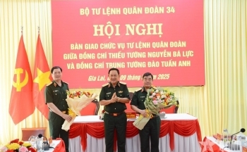 Trung tướng Đào Tuấn Anh giữ chức Tư lệnh Quân đoàn 34