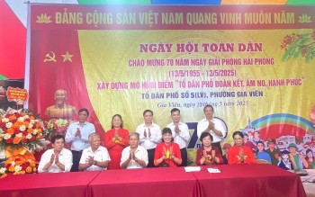 Hải Phòng: Ấm lòng ‘Bữa cơm đoàn kết’ mừng 70 năm giải phóng