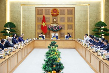 Thủ tướng làm việc với doanh nghiệp Hoa Kỳ tại Việt Nam