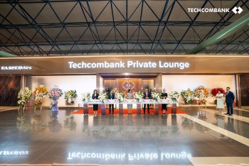 Khai trương phòng chờ Techcombank Private Lounge