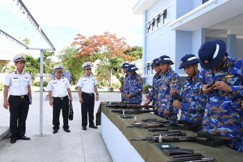 Quân chủng Hải quân kiểm tra công tác huấn luyện tại Vùng 5 Hải quân