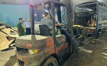 Quản lý thị trường Vĩnh Phúc tiêu hủy gần 800kg thịt lợn bẩn