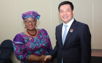 Bộ trưởng Nguyễn Hồng Diên họp song phương với Tổng giám đốc WTO Ngozi Okonjo - Iweala