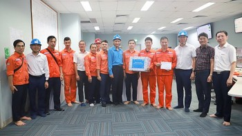 EVNGENCO1 thăm và làm việc tại Công ty Nhiệt điện Nghi Sơn