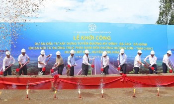 Khởi công dự án đường Mỹ Đình - Ba Sao - Bái Đính