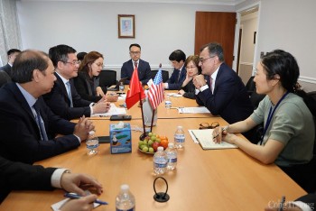 Bộ trưởng Nguyễn Hồng Diên làm việc với lãnh đạo Tập đoàn Google