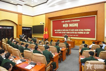 Bảo đảm ‘tinh, gọn, mạnh' cho quân sự địa phương khi triển khai chính quyền hai cấp