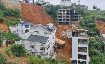 Bộ Xây dựng yêu cầu dừng công trình có nguy cơ gây sạt lở