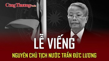 TRỰC TIẾP: Toàn cảnh Lễ viếng nguyên Chủ tịch nước Trần Đức Lương