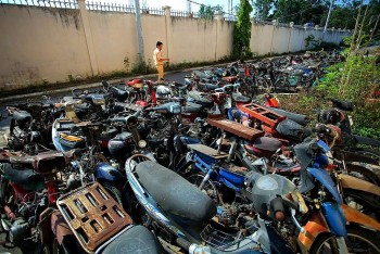Sắp đấu giá 680 xe máy bị bỏ quên, giá 310.000 đồng/chiếc