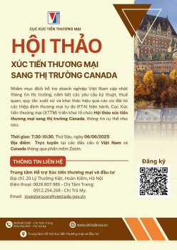 Hội thảo xúc tiến thương mại sang thị trường Canada