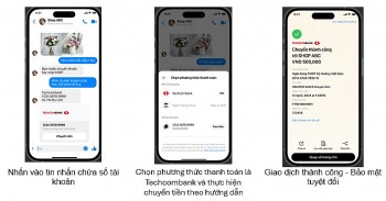 Techcombank tích hợp tính năng chuyển tiền qua Messenger, nâng cao trải nghiệm giao dịch liền mạch cho khách hàng