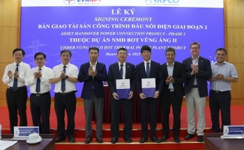 EVNNPT tiếp nhận tài sản - Công trình đấu nối điện thuộc Dự án Nhà máy nhiệt điện BOT Vũng Áng II
