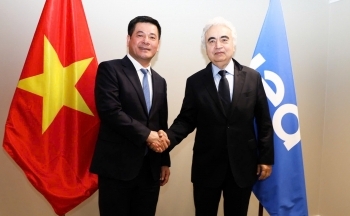 Chùm ảnh: Bộ trưởng Nguyễn Hồng Diên làm việc với Giám đốc IEA bàn giải pháp hợp tác năng lượng