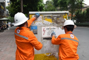 Hà Nội cần xử phạt nghiêm nạn quảng cáo trên trụ điện