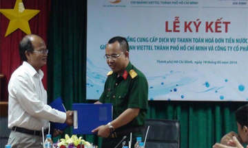 Viettel áp dụng thanh toán tiền nước qua điện thoại di động