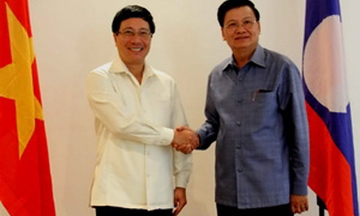 Bộ trưởng Ngoại giao Phạm Bình Minh thăm Lào