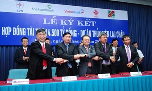 EVN: Ký hợp đồng tín dụng vay vốn xây dựng Thủy điện Lai Châu