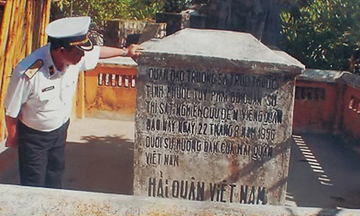 Công bố “Bia chủ quyền quần đảo Trường Sa” là Di tích lịch sử cấp Quốc gia