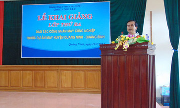 Quảng Bình: Đào tạo nghề may công nghiệp cho 180 học viên