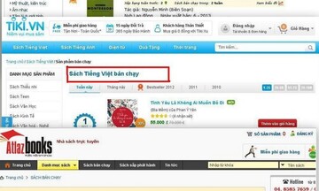 Lúng túng đi tìm bảng xếp hạng sách best-seller Việt