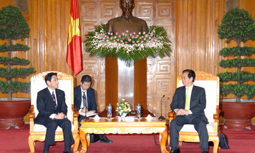 Thủ tướng Nguyễn Tấn Dũng tiếp Bộ trưởng Ngoại giao Nhật Bản