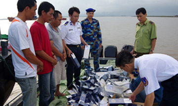 Hải Phòng: Bắt giữ hơn 80.000 bao thuốc lá nhập lậu