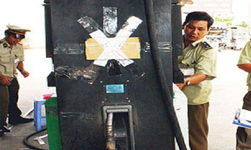 Gia Lai: Phát hiện cơ sở kinh doanh xăng dầu lừa dối khách hàng