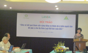 Luật Đất đai (sửa đổi): Phải đảm bảo hài hòa lợi ích các bên