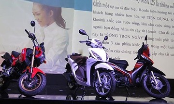 Honda Việt Nam ra mắt thị trường ba mẫu xe máy mới
