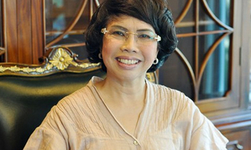 Bà Thái Hương và hộp sữa tặng cựu tổng thống