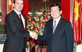 Chủ tịch nước tiếp Bộ trưởng Ngoại giao Macedonia
