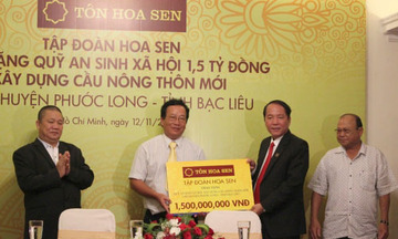 Tập đoàn Hoa Sen tài trợ 1,5 tỷ cho Phước Long
